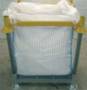 Support big-bag avec caillebotis