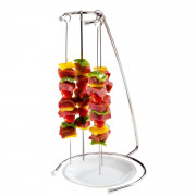 Porte brochettes fil inox (Lot de 2)