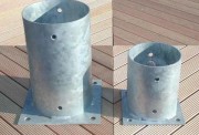 Support en acier galvanisé à fixer