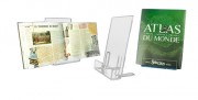 Support livre plexiglas