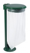 Support sac poubelle avec couvercle 110 Litres