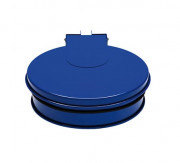 Support sac poubelle mural en acier avec couvercle - L.535 mm x P.415 mm x H.150 mmmm
