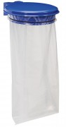 Support sac poubelle mural avec couvercle 110L