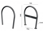 Support vélo rond