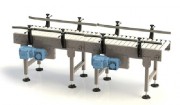 Table à rouleaux motorisés