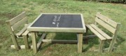 Table ardoise d'extérieur pour enfants