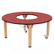 Table avec cloche