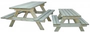 Table banc en bois 180 cm