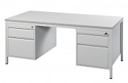 Table de bureau et caisson avec tiroirs
