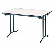 Table de collectivité pliante et empilable