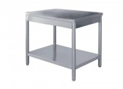 Table de cuisine professionnelle en inox