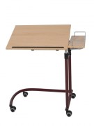 Table de lit à double plateau