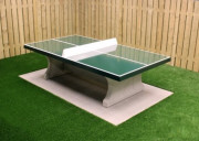 Table de ping pong en béton - Avec filet béton