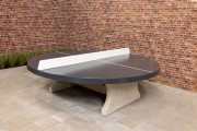 Table de ping-pong en béton ronde