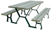 Table de pique nique lames bois