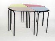 Table de réunion modulable