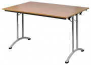 Table de réunion stratifié chants alaisés pliante