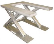 Table élévatrice extra plate inox