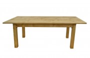 Table en bois massif à pieds rabattable