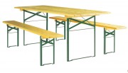 Table et bancs pliants de collectivité