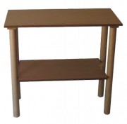 Table guéridon d'hôtel en bois