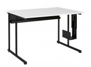 Table informatique scolaire monobloc