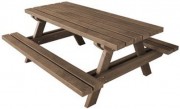 Table pique nique à assise renforcée