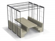 Table pique-nique béton 6 places