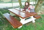 Table pique nique béton enfant