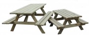 Table pique-nique bois à sceller
