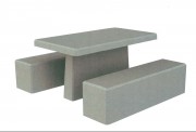 Table pique nique en béton
