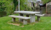 Table pique nique granit