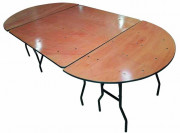 Table pliante bois 