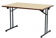 Table pliante piétement en acier
