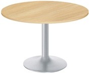 Table ronde en mélaminé