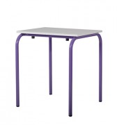 Table scolaire empliable RAJA - 1 place - T6 - Dim. 70 x 50 - Plateau mélaminé ou stratifié