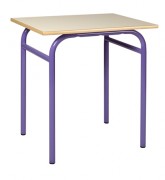 Table scolaire fixe monobloc