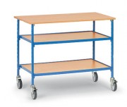 Table servante sur roues pivotantes charge 150 kg