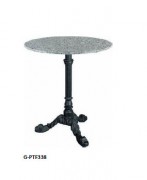 Table terrasse pied fonte
