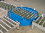 Table tournante a rouleaux motorisés