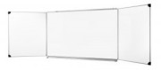 Tableau scolaire blanc triptyque