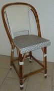 Tabouret à dos de bar 120 x 43