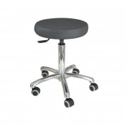 Tabouret à roulette chromé