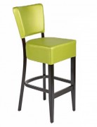 Tabouret bois restaurant hôtel MOZART