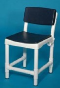 Tabouret de douche avec dossier
