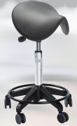 Tabouret ergonomique selle à roulettes