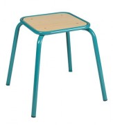 Tabouret scolaire assise carrée