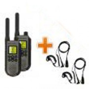 Talkie-Walkie Motorola T7 + Oreillettes micro écouteur confort