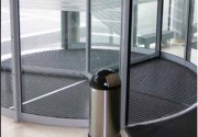 Tapis d'entrée extérieur porte tambour