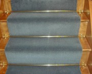 Tapis d'escalier à motif pour hotel